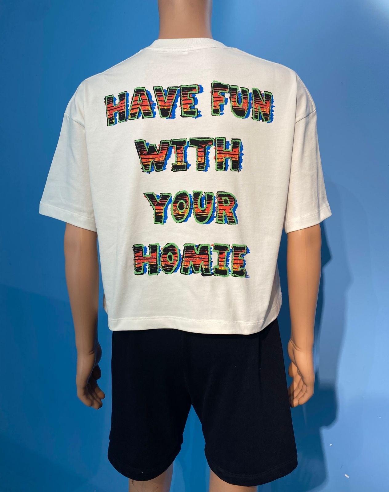 Fun with the homie cropped tee